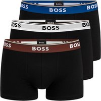 BOSS Trunk Cotton Stretch (3-St) mit umlaufend eingewebtem Markenschriftzug