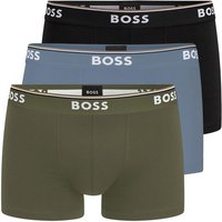 BOSS Trunk Cotton Stretch (3-St) mit umlaufend eingewebtem Markenschriftzug