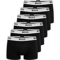 BOSS Trunk Cotton Stretch (6-St) mit umlaufend eingewebtem Markenschriftzug