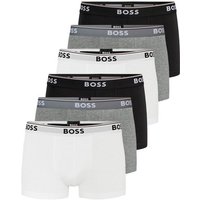 BOSS Trunk Cotton Stretch (6-St) mit umlaufend eingewebtem Markenschriftzug