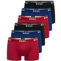 BOSS Trunk Cotton Stretch (6-St) mit umlaufend eingewebtem Markenschriftzug