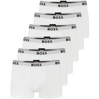 BOSS Trunk Cotton Stretch (6-St) mit umlaufend eingewebtem Markenschriftzug