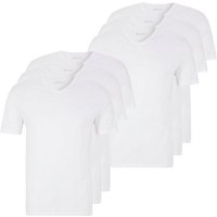 BOSS Unterziehshirt Classic T-Shirt (6-St) mit fein geripptem V-Ausschnitt