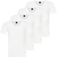 BOSS Unterziehshirt Modern T-Shirt (4-St) mit V-Ausschnitt