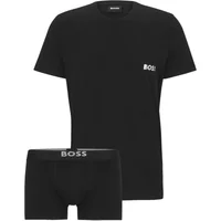 Baumwoll-Intimset mit T-Shirt und Boxer Hugo Boss