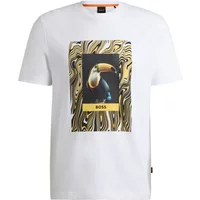 Baumwoll T-Shirt mit 'Te-Tucan' Design Hugo Boss