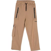 Beige Kinder Elastische Piquet Hose Hugo Boss