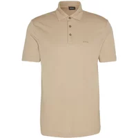 Beige Logo Polo Press Shirt Boss