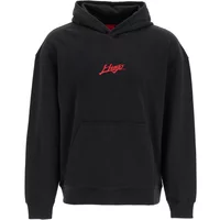 Bestickter Logo-Hoodie mit Kängurutasche Hugo Boss