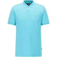 Bio-Baumwolle Blaues Poloshirt Hugo Boss