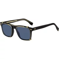 Black Blue Clip-On Sunglasses Hugo Boss