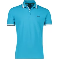 Blau kurzärmeliges Poloshirt Hugo Boss