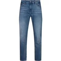 Blaue Denim Straight Fit Jeans Hugo Boss