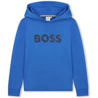 Blaue Logo Hoodie Pullover Hugo Boss