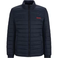 Blaue Slim Fit Wasserabweisende Jacke Hugo Boss