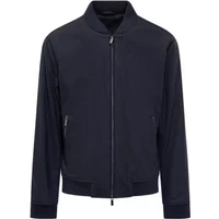 Blaue Wollbomberjacke - Hanry BMB Boss