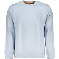 Blauer Baumwoll-Sweatshirt mit Logo Hugo Boss