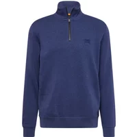 Blauer Pullover mit Reißverschlusskragen Hugo Boss