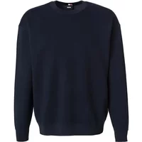 Blauer Woll- und Baumwollpullover Boss