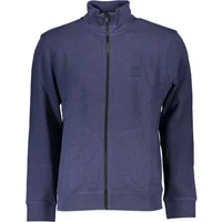 Blauer Zip-Up Pullover mit Langen Ärmeln Hugo Boss