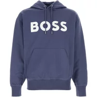 Blaues Baumwoll-Sweatshirt Boss