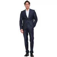 Blaues Wollkleid Hugo Boss