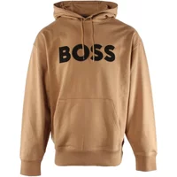 Braun/Karamell Baumwolle Oversized Pullover Hugo Boss