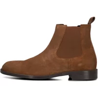 Braune Wildleder Chelsea Boots Hugo Boss