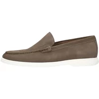 Braune Wildleder Loafers für Herren Hugo Boss