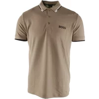 Braunes Polo-Shirt Regular Fit Stretch Hugo Boss