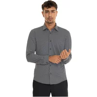 Casual Shirt mit Logo-Fantasie Boss