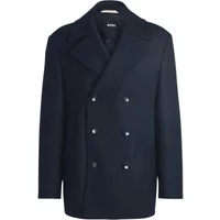 Doppelreihiger Herren-Peacoat Blau Hugo Boss