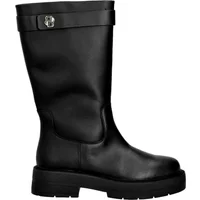 Double B Monogramm Lederstiefel Schwarz Hugo Boss