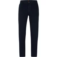 Dunkelblaue Tapered Chino Hose aus Baumwolle Hugo Boss