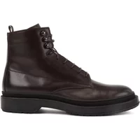 Dunkelbraune Lederstiefel - Montreal Boss Hugo Boss