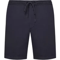 Elastische Baumwoll-Popeline-Relaxed-Fit-Shorts Hugo Boss