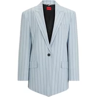 Elastischer Longline-Blazer mit Nadelstreifen Hugo Boss