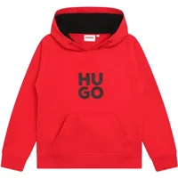 Essenzieller Junior Hoodie in Rot Hugo Boss