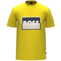 Gelbes Herren T-Shirt Hugo Boss