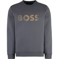 Gerippter Crew-Neck-Sweatshirt Hugo Boss