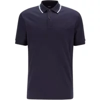 Gestreifter Kragen Regular Fit Polo Hugo Boss