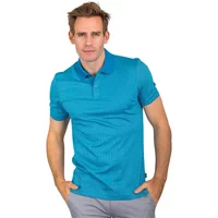 Gestreiftes Türkises Poloshirt Hugo Boss