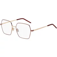 Gold-Rote Fassung Stylische Brille Hugo Boss