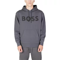 Grauer Kapuzenpullover Herbst/Winter Herren Boss