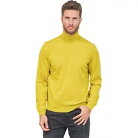 Grüner Pullover mit hohem Kragen Hugo Boss