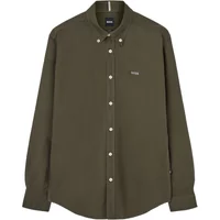 Grünes Button-Down Hemd für Männer Boss