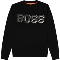 Herren Schwarzer Pullover Hugo Boss