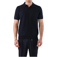 Herren V-Ausschnitt Baumwoll-Poloshirt Hugo Boss