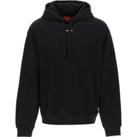 Hoodie mit Kontrastierendem Logo aus Reiner Baumwolle French Terry Hugo Boss