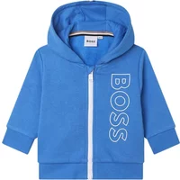 Hoodie mit durchgehendem Reißverschluss und vertikalem Logo Hugo Boss